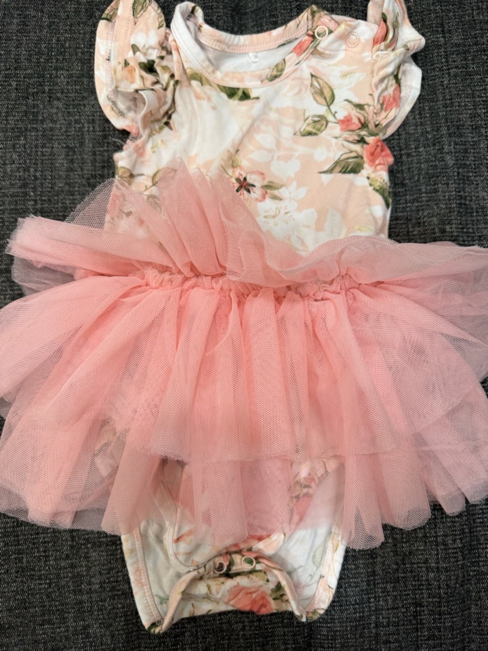 Posh Peanut Pink Floral Bodysuit